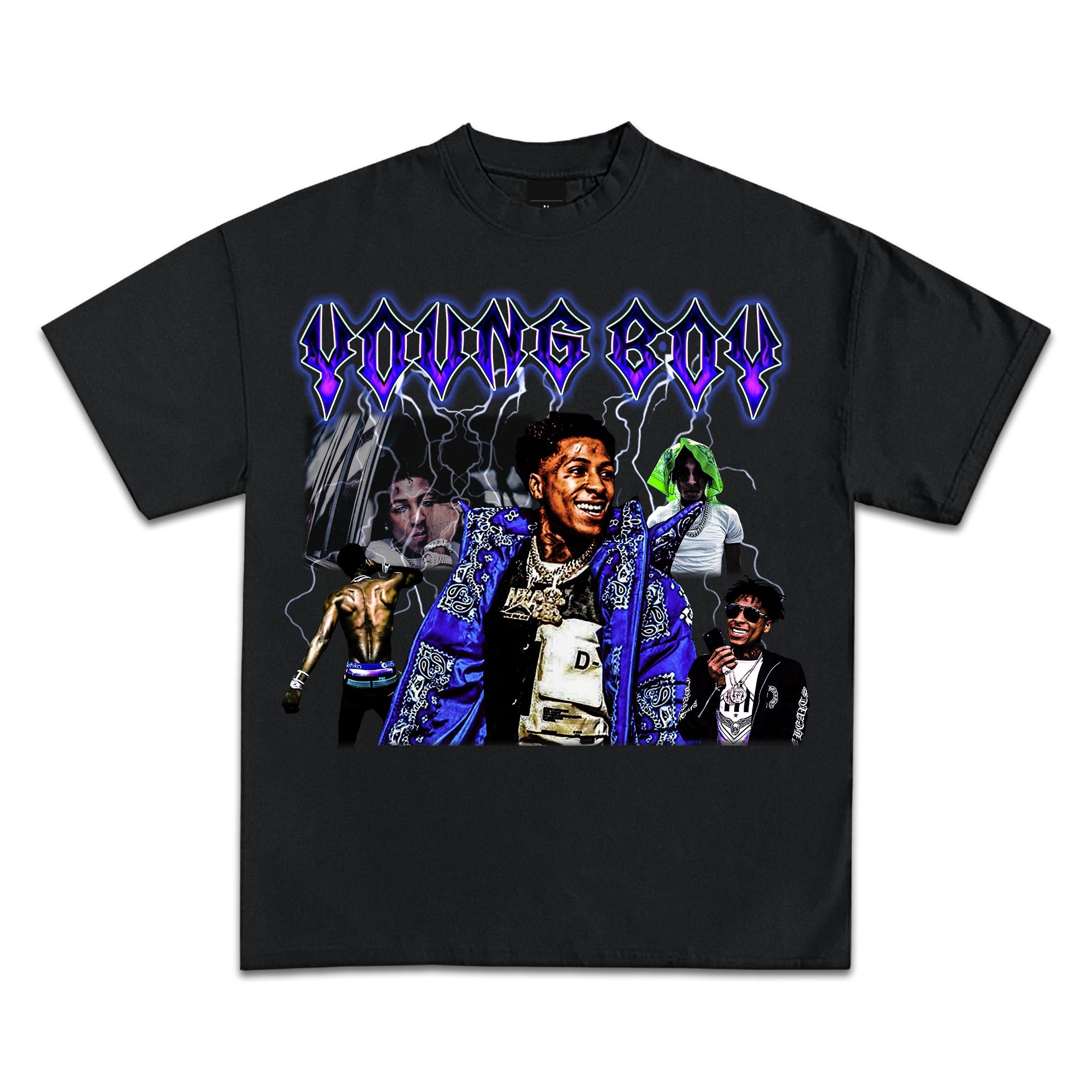 

Youngboy Custom Never Broke Again Graphic T-Shirts Premium Quality Heavyweight MASA Shirts Men s Streetwear Harajuku Y2K Tops 3XL