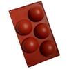 3D Hemisphärische Silikonform Form Runde Halbkugel Schokoladenform Pudding Gelee Backform DIY Kuchenform