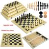 Brangdy 3-in-1 Foldable Magnetic Wooden Chess Set