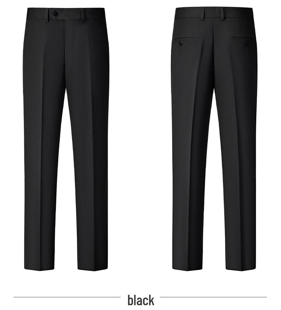 Men's High-End Double-Breasted Wedding Suit - Slim Fit, Professional Formal Wear, Versatile Fashion