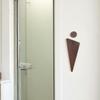 Solid Wood Bathroom Signs Men's and Women's Bathroom Door Signs Personality Creative Prompts Guide Signs