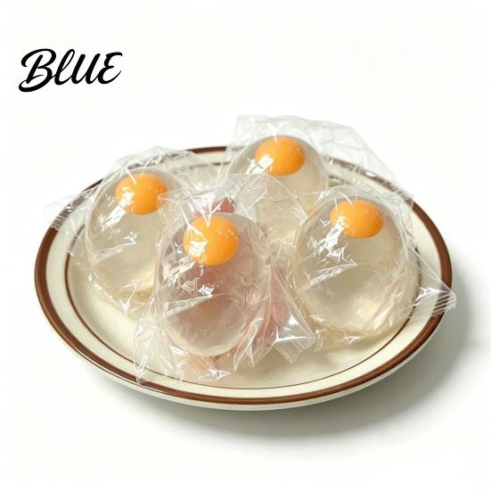 Sensory Relief Items Transparent Egg Stress Toy Clear Squeeze Fidget Boredom Ball for & Anxiety Relieving Toy