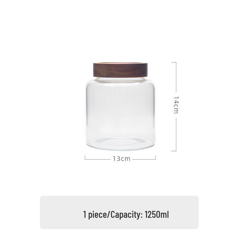 High-Temperature Resistant Multi-Size Honey Glass Jar - Food-Grade & Threaded for Sealing and Storage