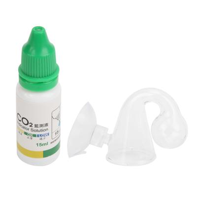 Glass CO2 Drop Checker Accurate Carbon Dioxide PH Monitor for Aquarium Planted Tank