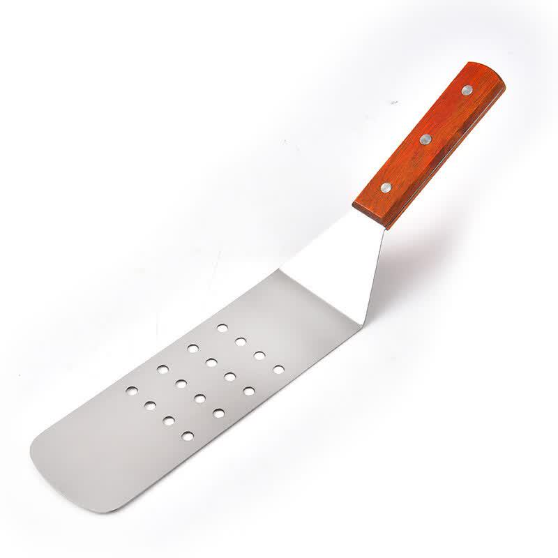 Stainless Steel Frying & BBQ Spatula Set (2-Pack)