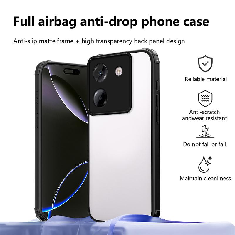 Für Poco M5S Transparente Hybrid Stoßfeste Handyhülle Für Xiaomi POCO M7 Pro Klare Harte Rückseite POCO M6 Pro Hülle M6 Plus