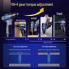 Dongcheng Brushless Rechargeable Lithium Drill: Electric Drill, Screwdriver, Impact Drill, Wrench, and Flashlight.