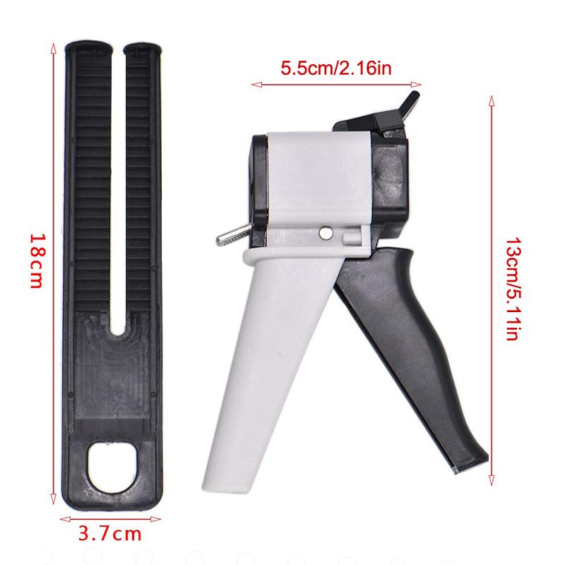 Dental Avtrykksblanderpistol Silikon Gummi Dispenserpistol Dispenserende Fuge Masse Tannlegeutstyr Laboratorieverktøy Materiale