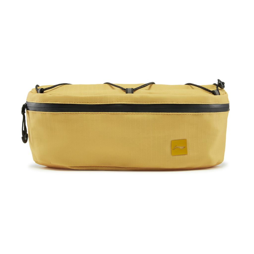 New LiNing Fitness Series Polyester Fanny Pack Unisex Colored Glaze Yellow ABLV041-2