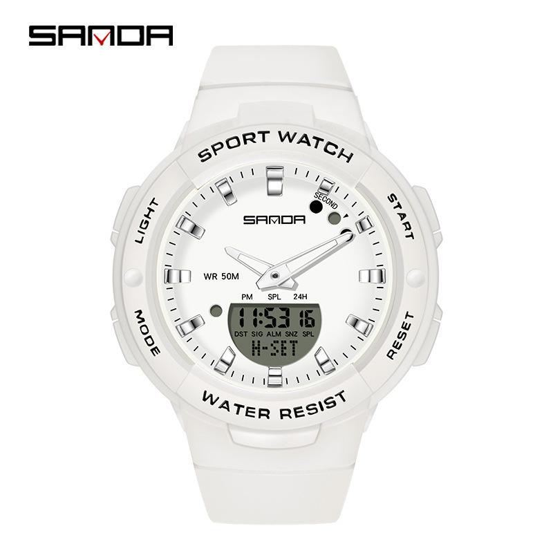 Sanda-Style Multi-Color Fashion Trend Outdoor Leisure Male And Female Middle School Student Watch