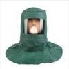 1Pc Industrial Labor Work Protection Canvas Sand Blasting Hood Anti Wind Anti Impact Mild Blasting Polishing Mask