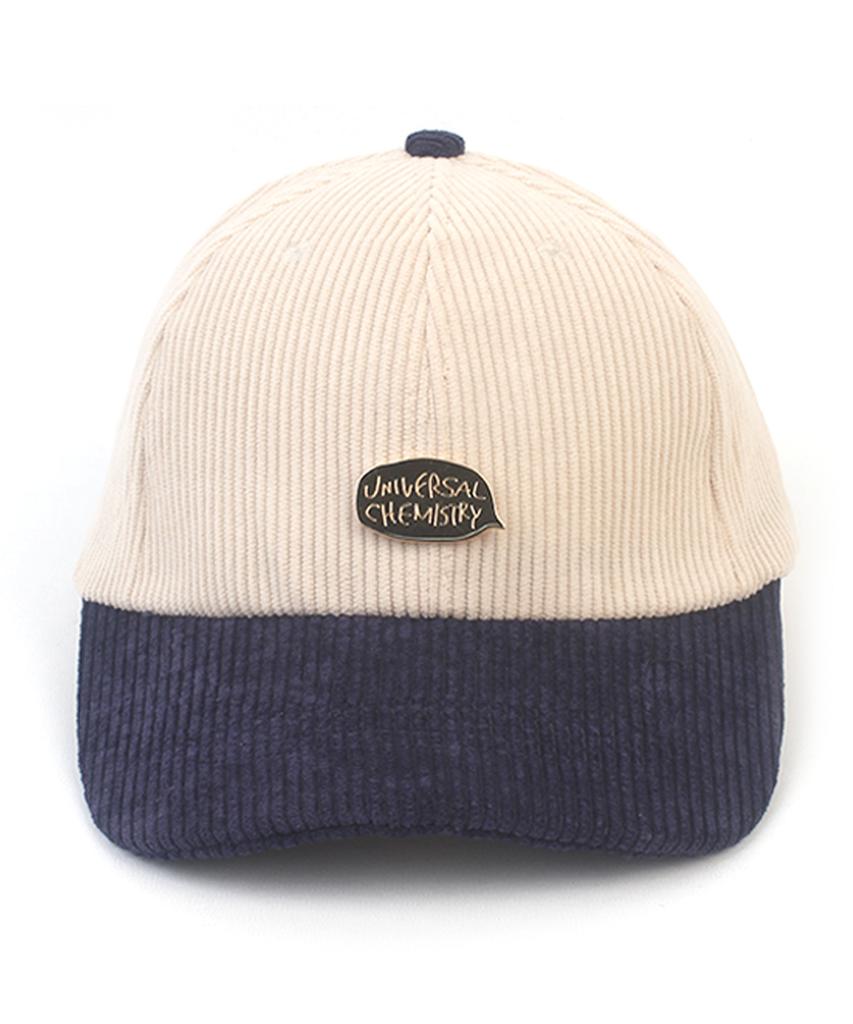Yunibeosyeolkemiseuteuli Corduroy Ivory Navy Ballcap Corduroy Ballcap