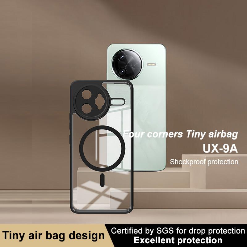 

IMAK UX-9A For Xiaomi Poco F7 Ultra 5G/Redmi K80 Pro 5G Clear Case Compatible with MagSafe Tiny Airbag PC TPU Phone Cover Style A