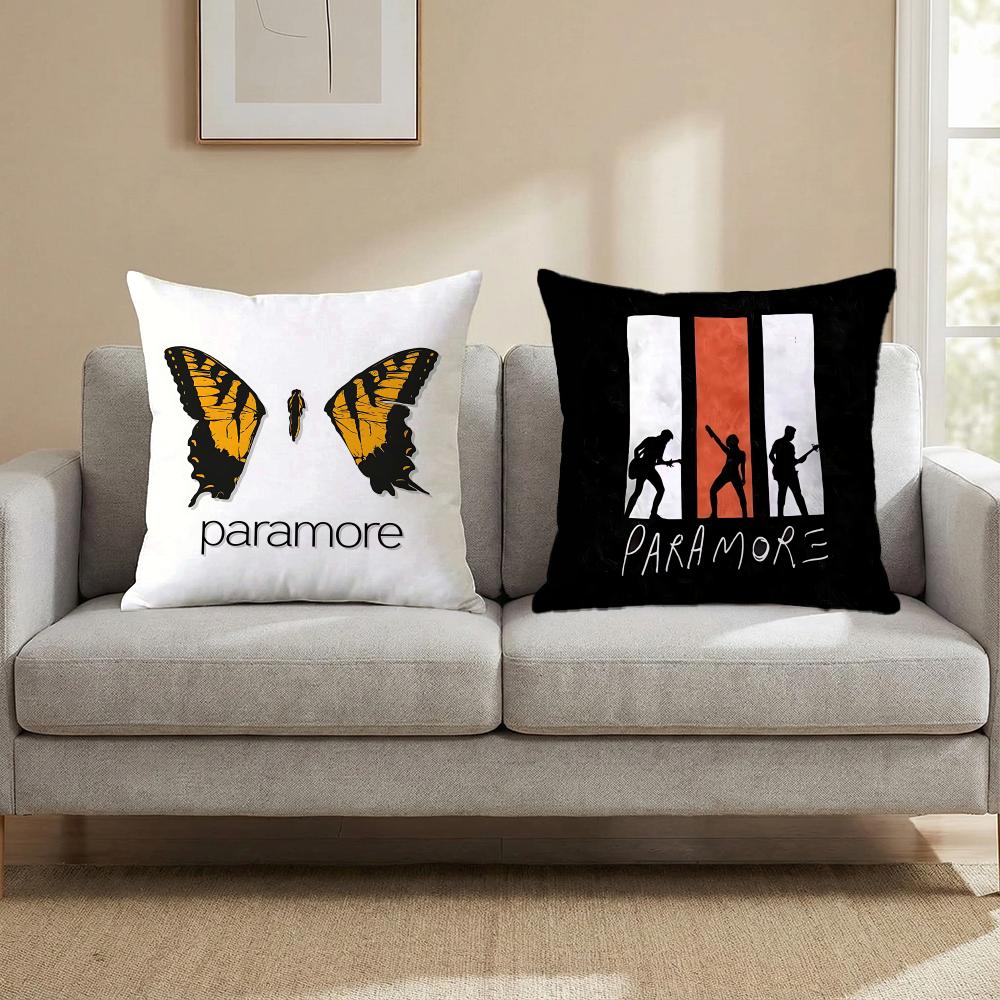 Rock Paramore Cushion Cover Cushion Cover Set 4Pcs 50X50 45X45 40X40 Pillowcase Decorative Sofa Home Decor