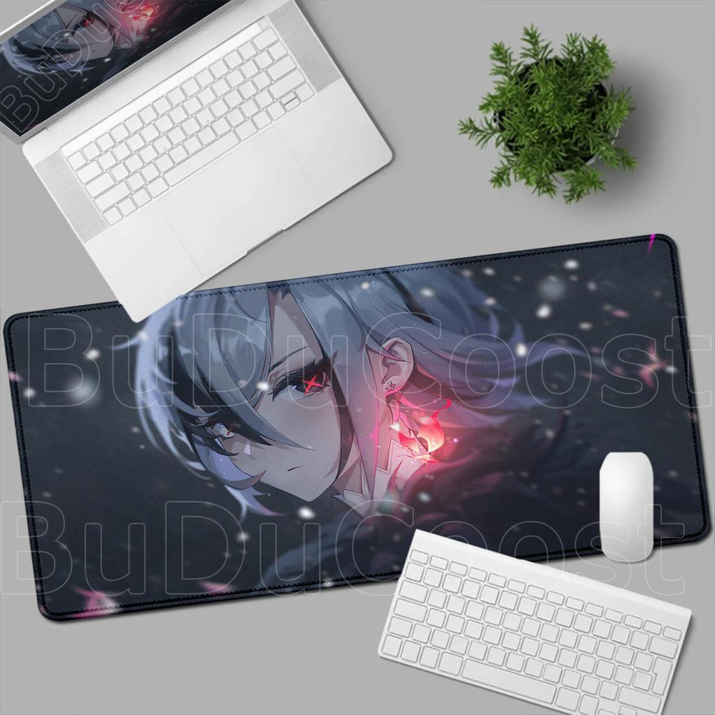 Too Many Beautiful Pictures Genshin Impact Arlecchino Mousepad Laptop PC Gaming Mouse Pad  Large Size Desk Mat Keyboard Soft Rug