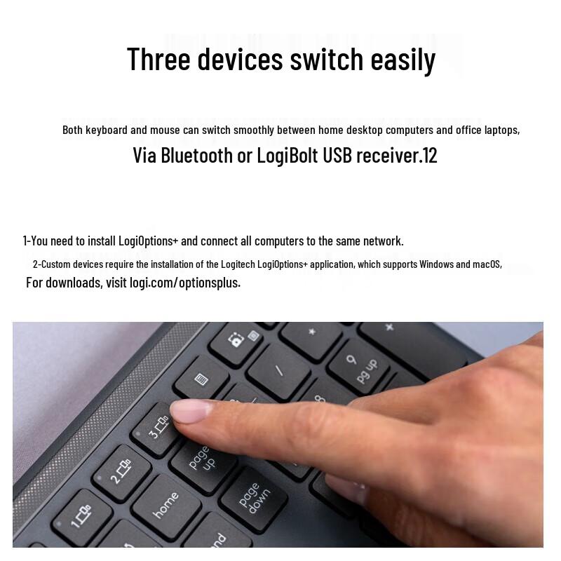 

Logitech MK950 Business Wireless Keyboard and Mouse Combo