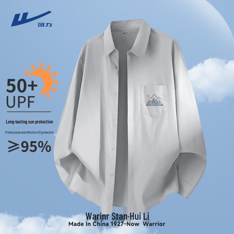 Warrior Men s Summer Cooling UV Protection Casual Shirt L