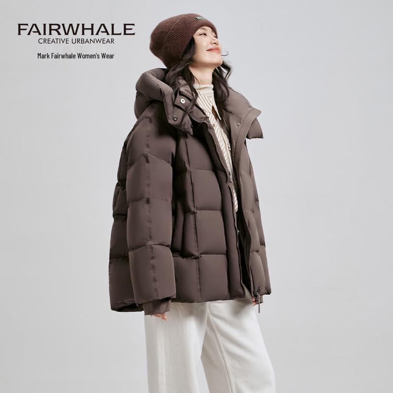 

MARK FAIRWHALE Women s 2025 Short Hooded Puffer Down Jacket L