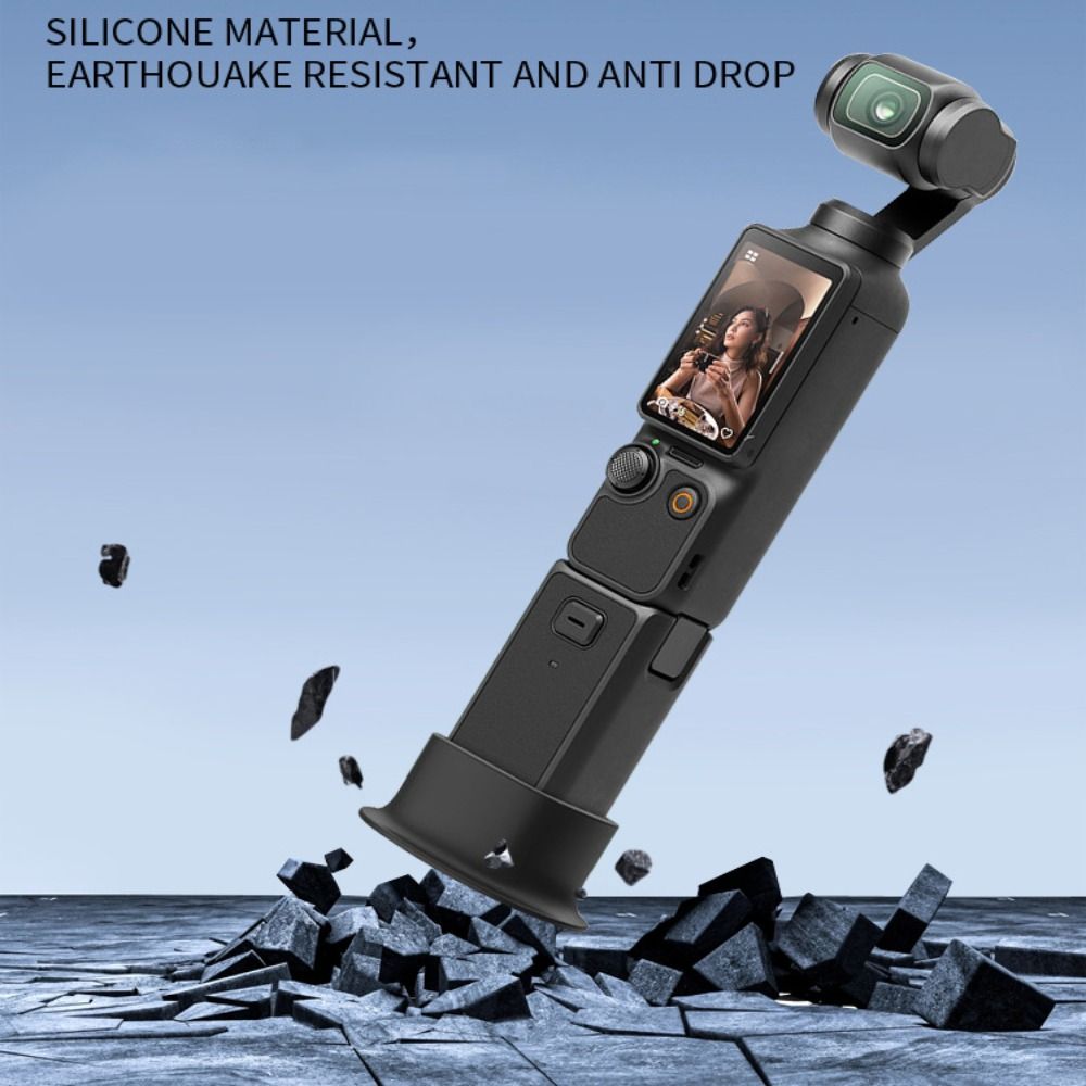 Portable Camera Support Base Stable Quick Release Stand Holder Non-slip Compact Fixed Base Stand for DJI OSMO Pocket 4 Vlog