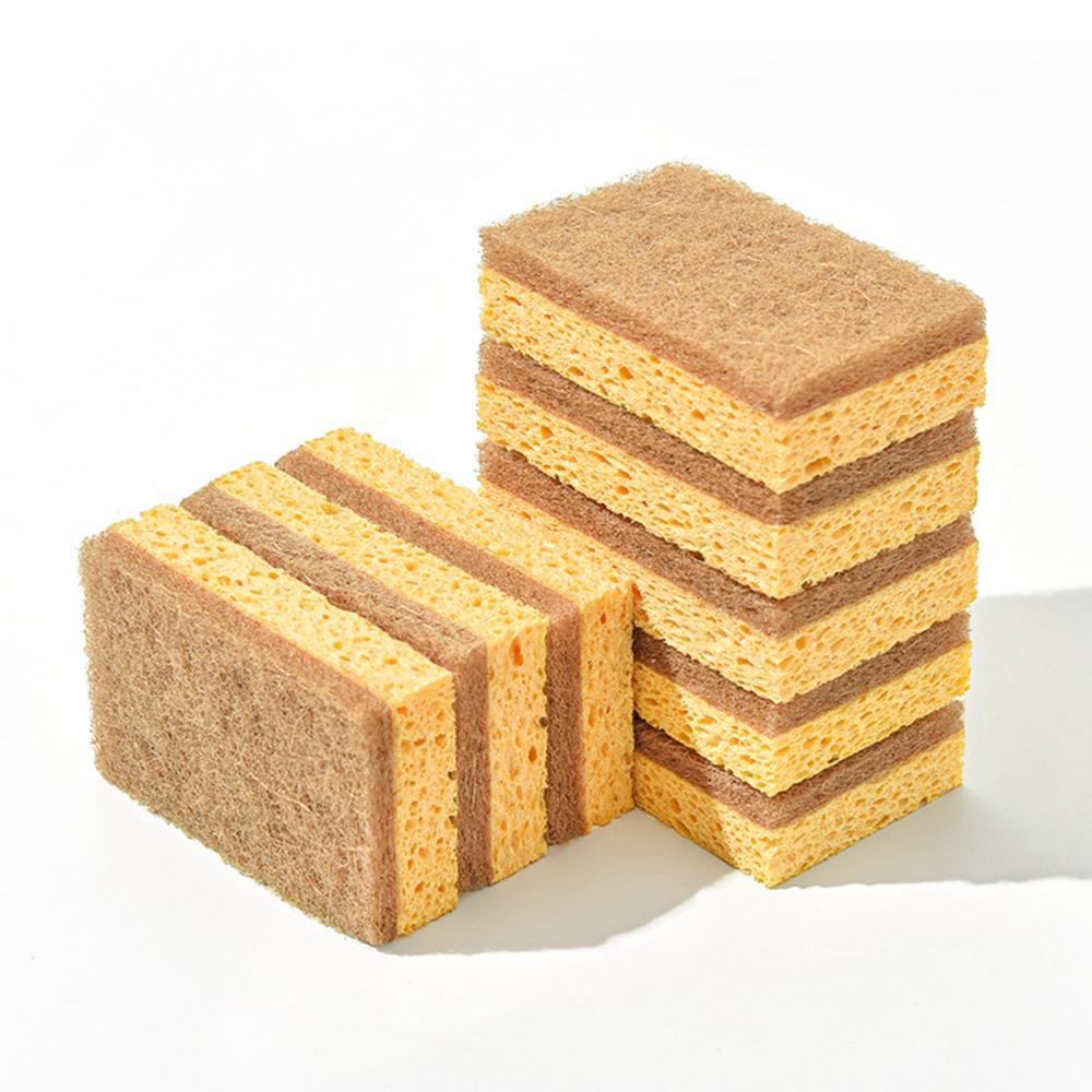 Plant Based Reusable Non Scratch Sisal Hemp Fiber Cleaning Pad Scrub Sponge Scrubber Dish Cleaner