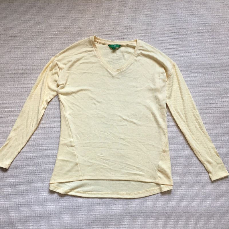 

Foreign Trade European and American Original Order Spring Wear Hoodie T-shirt Shirt Yellow L