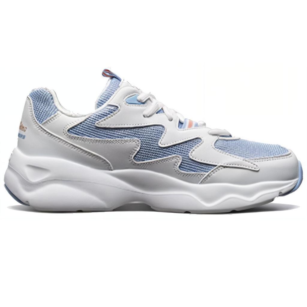 (WMNS) Skechers D'Lites Airy White/Blue Women's 88888105-WBL