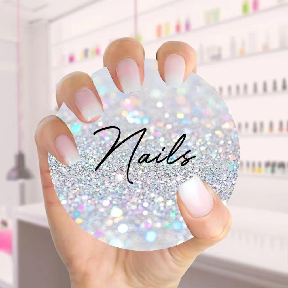 Handmade Nail Art Display Card Reusable Fashion Nail Art Photography Props Acrylic False Nails Selfie Disc Board