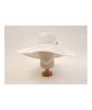 Yunibeosyeolkemiseuteuli Long White Wire Cloche Hat Bk Summer Fedora