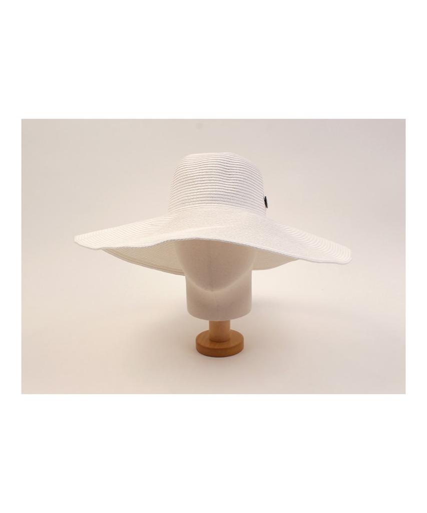 Yunibeosyeolkemiseuteuli Long White Wire Cloche Hat Bk Summer Fedora