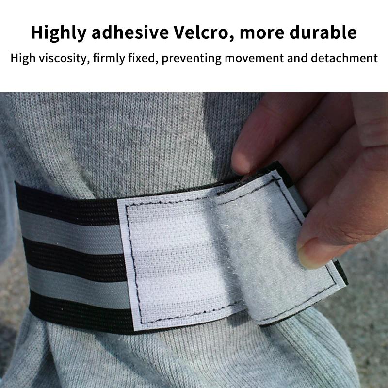 4/5cm Reflective Bands Night Safety Elastic Reflector Tape Straps Armband Wristband Ankle Leg Straps For Outdoors Running Biking