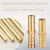 20Pcs Brass Hose Connector, Universal Barb Adapter for Air/Water/Fuel/YouTube Cable - Leak Proof, European and American Thread S