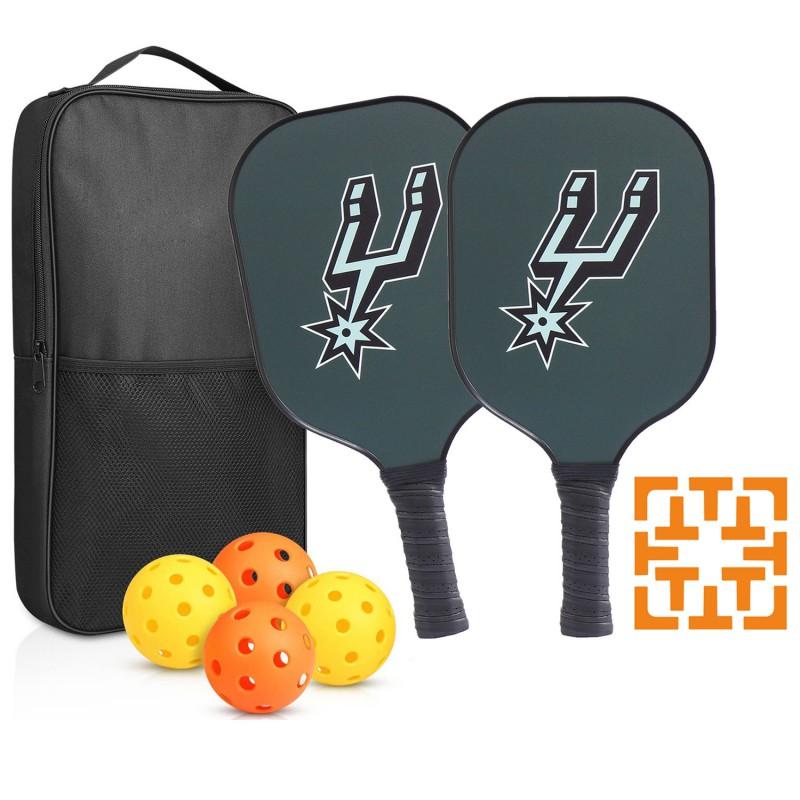 Fiberglass Pickleball Paddle Set Outdoor Sports Gift Kids