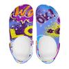 Breathable EVA Clogs Unisex Color Printed Lightweight Slip On Garden Shoes Beach Pool Bathroom Home Summer Wear Travel Shoes