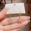 Elegant Floral Lightweight Luxury Ear Cuffs - Stylish High-End Earrings for Women