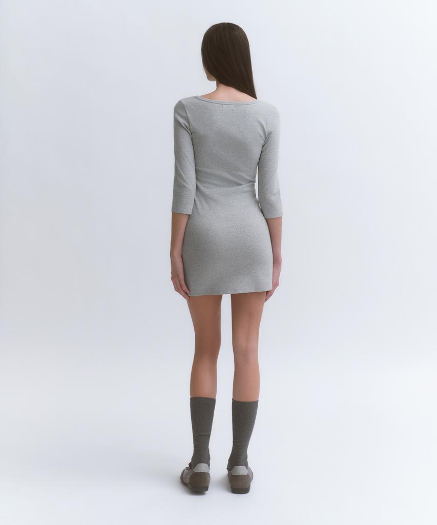 Musinsa Standard Woman Women'S Jersey Mini Dress [Medium Grey]