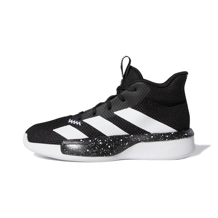 

Adidas Pro Next Breathable High-Top Children s Basketball Shoes Black White Children Aged 3-7 Years Old 29