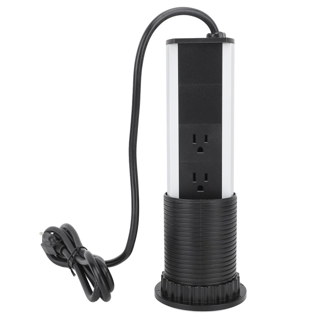Pop Up Outlet Socket Recessed with 2 USB 3 Outlets Surge Protection Pop Out Outlet Station   for