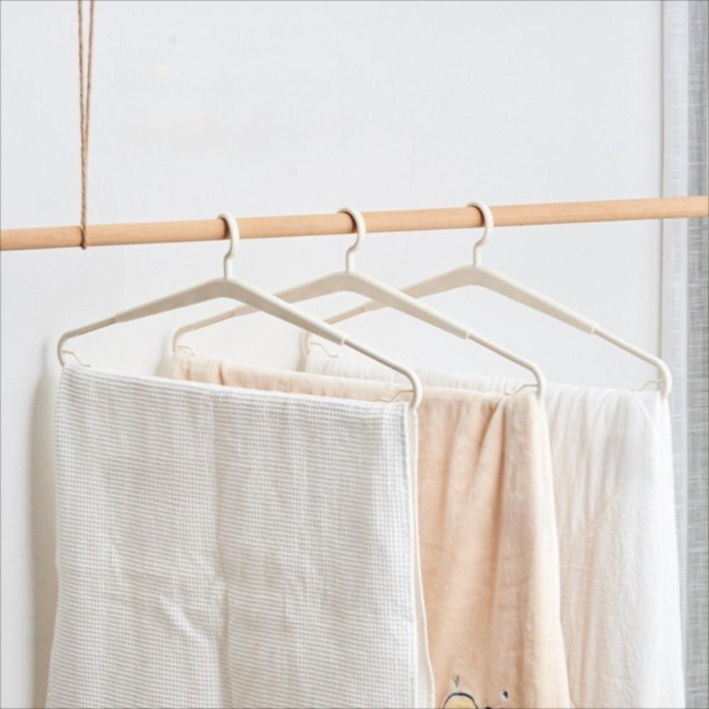 360° Rotating Folding Quilt Hanger Plastic Long Bath Towel Rack Household