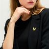 Phoenix Brooch Pin Stainless Steel Animal Gold Color Suit Collar Badges for Men Women Totem Jewelry Wholesale 2026 New