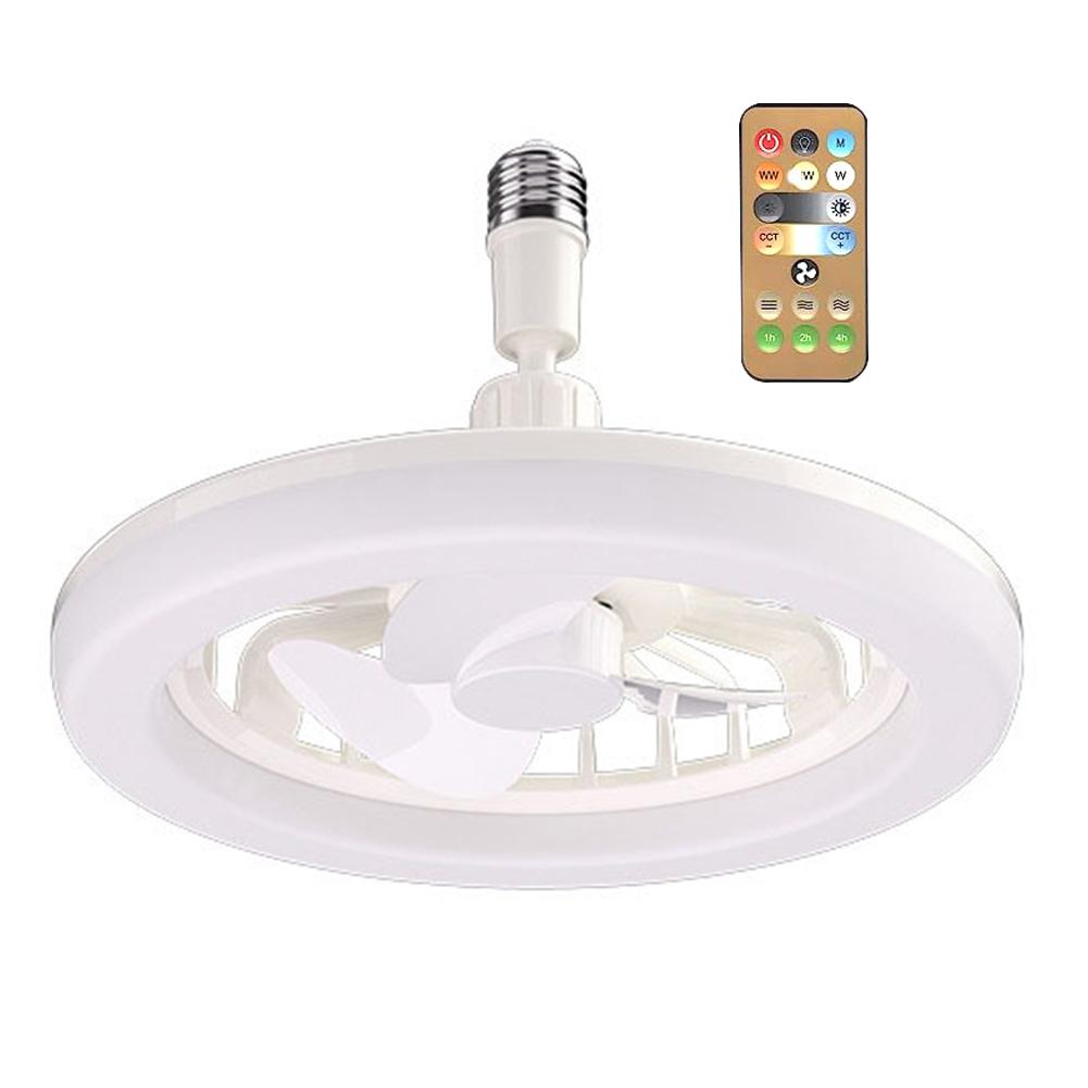 Ventilateur de plafond d'aromathérapie avec lumière LED, télécommande, silencieux, pour chambre à coucher, salon, cuisine