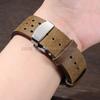 18mm 19mm 20mm 21mm 22mm 24mm Breathable Porous Watchbands Vintage Racing Leather Watch Strap for Seiko for Rolex Wristband Belt