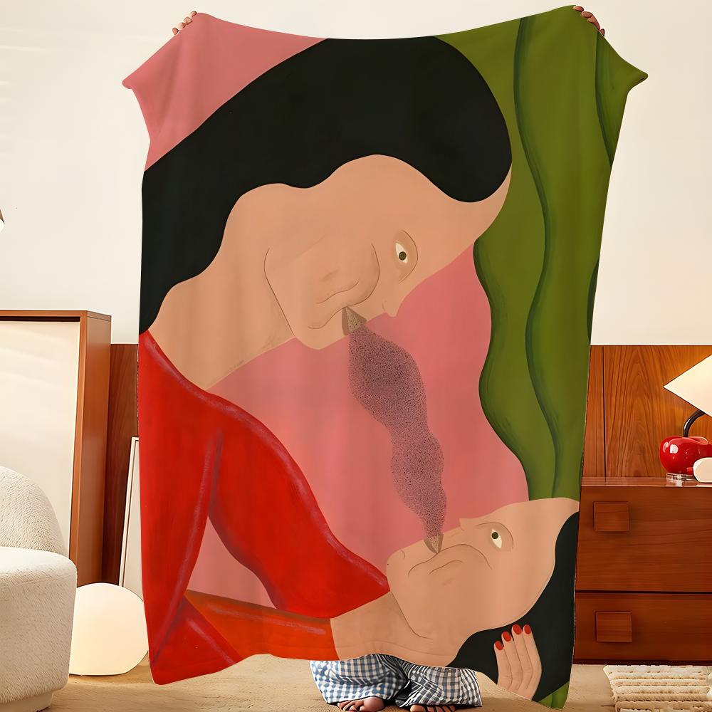 Artist S-Stefhany Y-YLozano Throw Flannel Throw Blanket, Lightweight Cozy, Durable Washable cute Cool