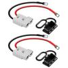 Leehitech Set of 2 30CM Battery Connector for Anderson Interface,