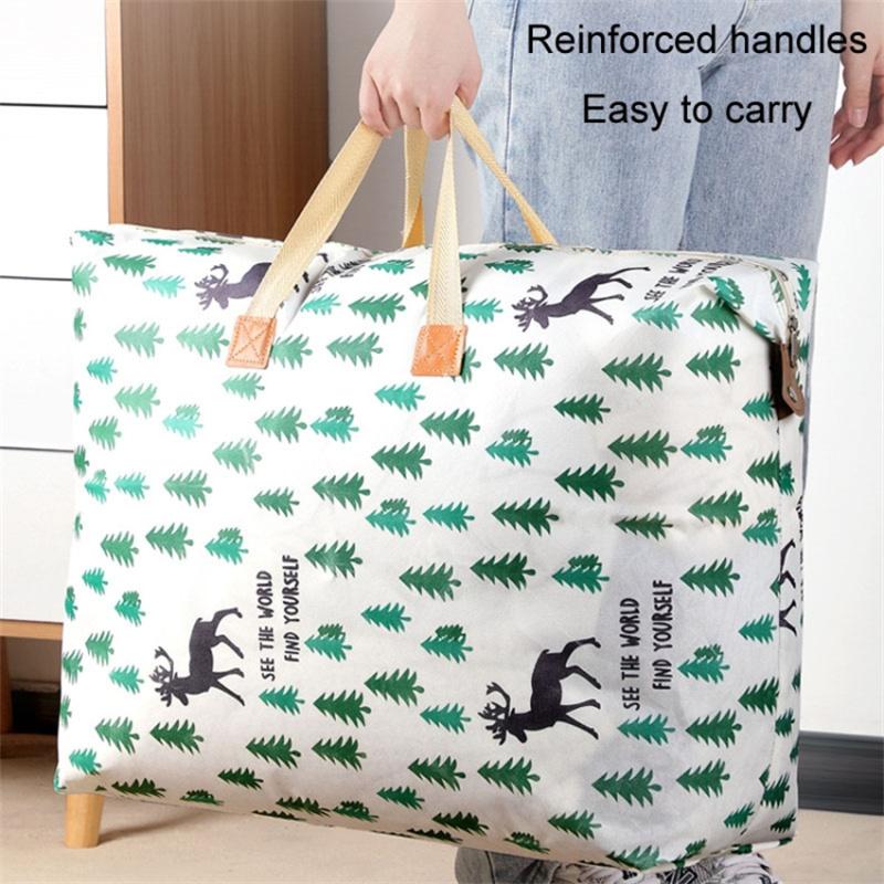 Large Capacity Waterproof Wardrobe Organizer Clothes Bedding Storage Bag, Size XL