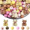 30/53PCS Parent-child Cow Silicone Bead Set, Perfect for DIY Handmade Crafts Such As Keychains, Necklaces, Bracelets, Etc