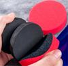 Car Hand Wax Applicator Pad Kit Grip + 3" Sponge Foam Pad For Tire Waxing Paint