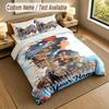 3Pcs Bedding Set Custom Name Text, 1 Sheet 2 Pillowcases Home Bed DecorKiki's Delivery Service Jiji