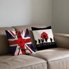 Lest We Forget cushion cover Square Sofa Cushion Cover Casual Skin-Friendly Comfortable Pillow Cover
