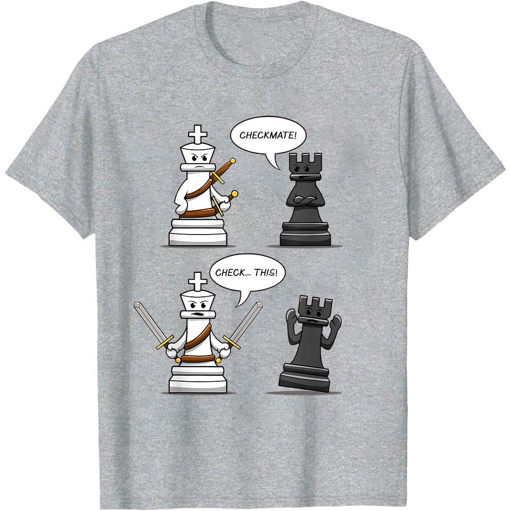 Chess Lover TShirt Checkmate Design for Women Casual Chess Player Apparel Funny Women Tshirt Summer Tops Clothing