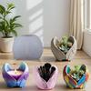 Angel Wings Silicone Mold DIY Gypsum Flowerpot Mould Wings Candle Holder Molds Succulent Flower Pot Concrete Storage Jar Moulds